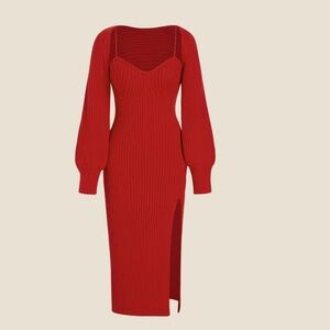 Cider Red sweater dress